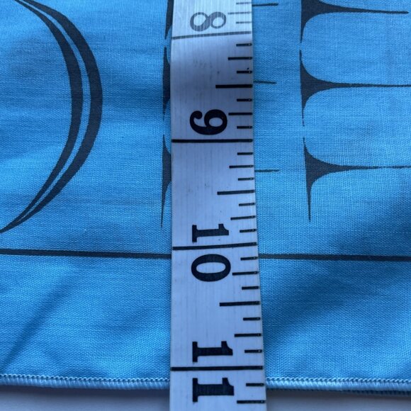Vtg Barry Herem Scarf Blue1979 Northwest Coast Native Design Pacific 11 x 54” - Picture 9 of 9